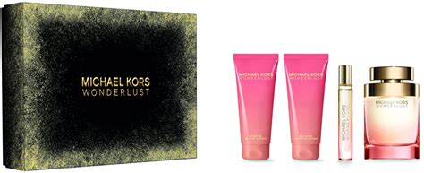 michael kors wonderlust set|michael kors miniature perfume set.